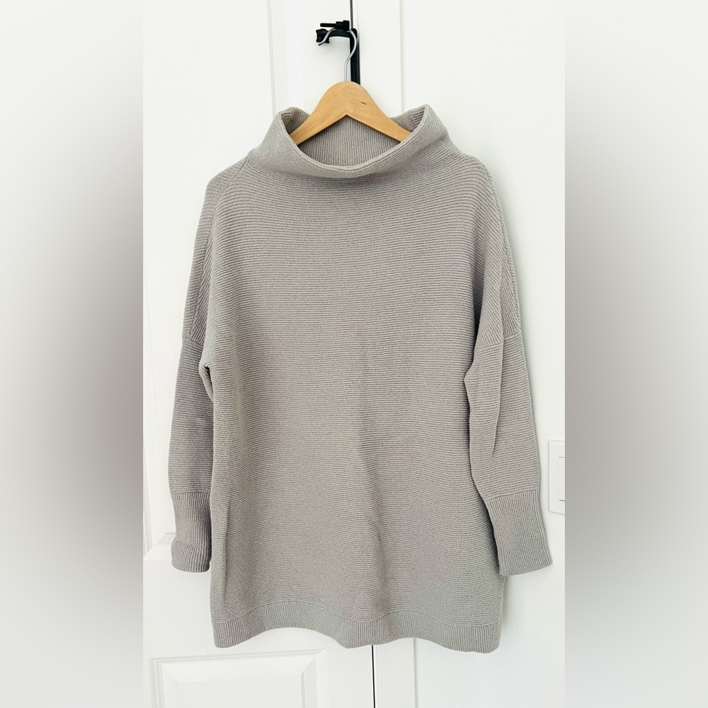 EUC Free People Ottoman Slouchy Tunic Women's Cowl Neck Sweater Size XS